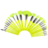 Set de 24 brochas neon yellow